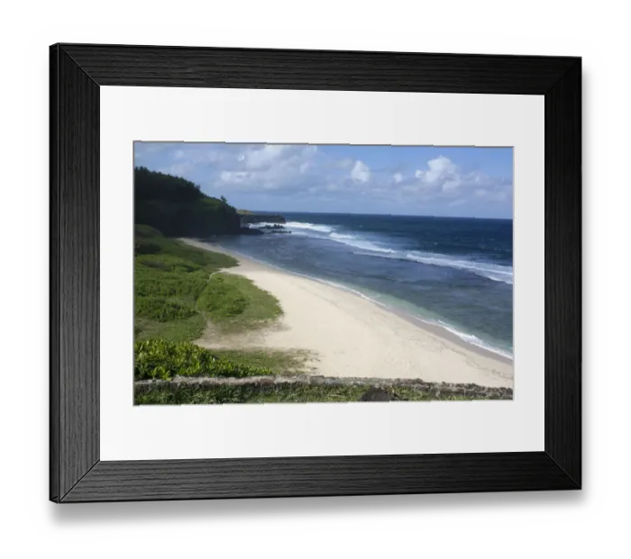 Framed Print : color image, colour image, photography, no people, horizontal, outdoors, day, mauritius Framed Print : color image, colour image, photography, no people, horizontal, outdoors, day, mauritius