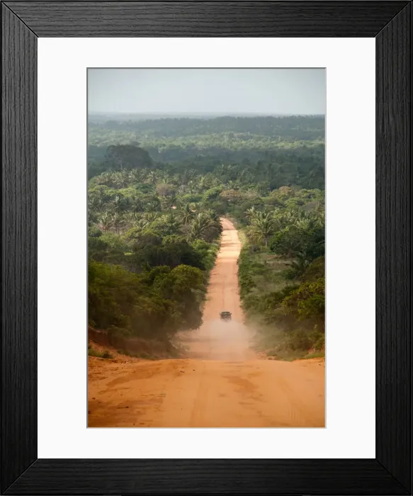 Framed Print : car, clear sky, color image, colour image, day, daytime, diminishing perspective Framed Print : car, clear sky, color image, colour image, day, daytime, diminishing perspective