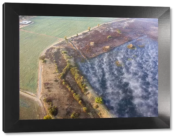 aerial view, color image, day, horizontal, lake darwindale, lakeshore, landscape