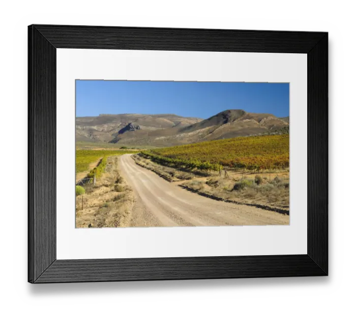 Framed Print : beauty in nature, cape fold, color image, day, dirt road, horizontal, landscape, mcgreggor Framed Print : beauty in nature, cape fold, color image, day, dirt road, horizontal, landscape, mcgreggor