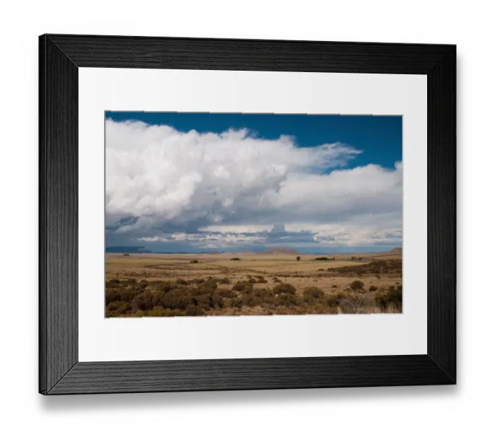 Framed Print : Landscape Clouds near Bloemfontein, Free state, South Africa Framed Print : Landscape Clouds near Bloemfontein, Free state, South Africa