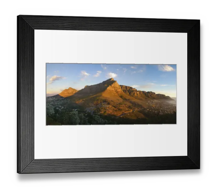 Framed Print : color image, photography, south africa, cape town, landscape, mountain, tranquility Framed Print : color image, photography, south africa, cape town, landscape, mountain, tranquility