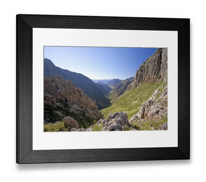 Framed Print : assegaaibosch kloof, assegaaibosch nature reserve, beauty in nature, clear sky, colour image