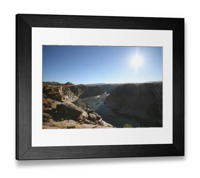 Framed Print : arid, day, gorge, horizontal, landscape, nature, no people, non-urban scene, orange river Framed Print : arid, day, gorge, horizontal, landscape, nature, no people, non-urban scene, orange river