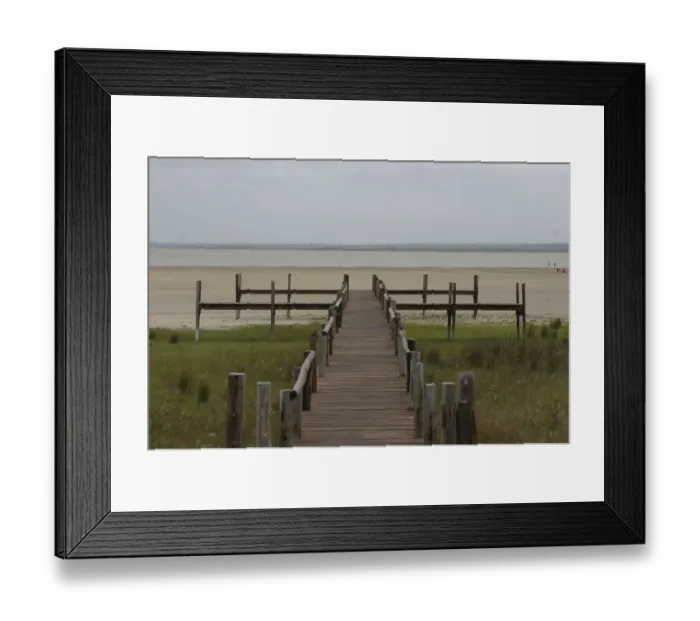 Framed Print : boardwalk, day, horizontal, landscape, nature, no people, non-urban scene, photography, st