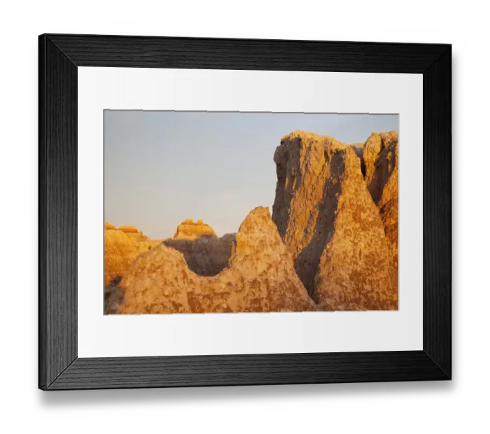 Framed Print : badland, badlands national park, beauty in nature, clear sky, color image, day, erosion Framed Print : badland, badlands national park, beauty in nature, clear sky, color image, day, erosion