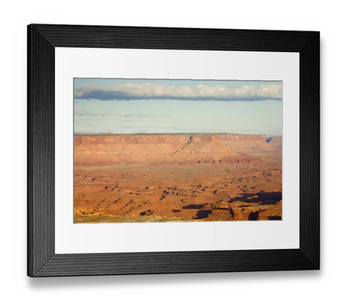 Framed Print : arid, beauty in nature, butte, canyon, canyonlands national park, clear sky, cloud Framed Print : arid, beauty in nature, butte, canyon, canyonlands national park, clear sky, cloud