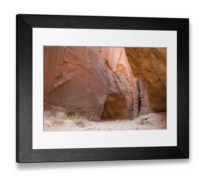 Framed Print : beauty in nature, buckskin gulch, canyon, cliff, color image, coyote butte, day, geology