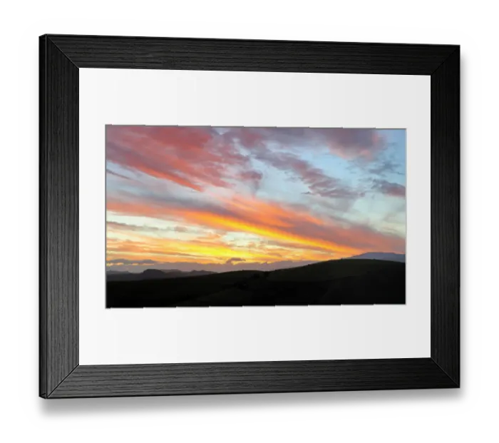 Framed Print : backlit, beauty in nature, cloud, dusk, horizon over land, horizontal, landscape Framed Print : backlit, beauty in nature, cloud, dusk, horizon over land, horizontal, landscape