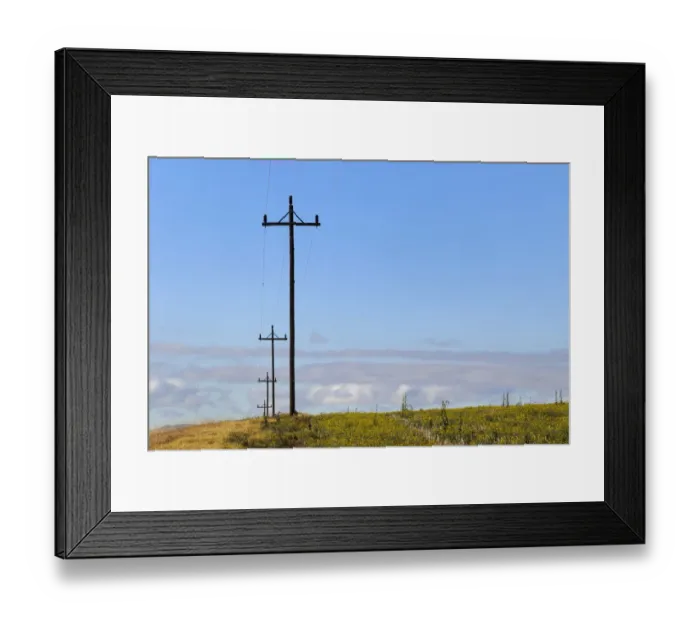 Framed Print : africa, agriculture, clear sky, clouds, color image, connection, connectivity, country