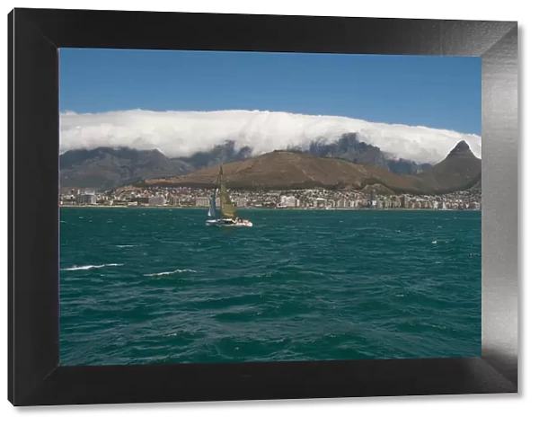 cape town, city, cloud, color image, day, horizontal, international landmark, landscape