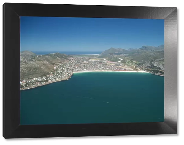 aerial view, beach, beauty in nature, cape peninsula, clear sky, coastline, color image