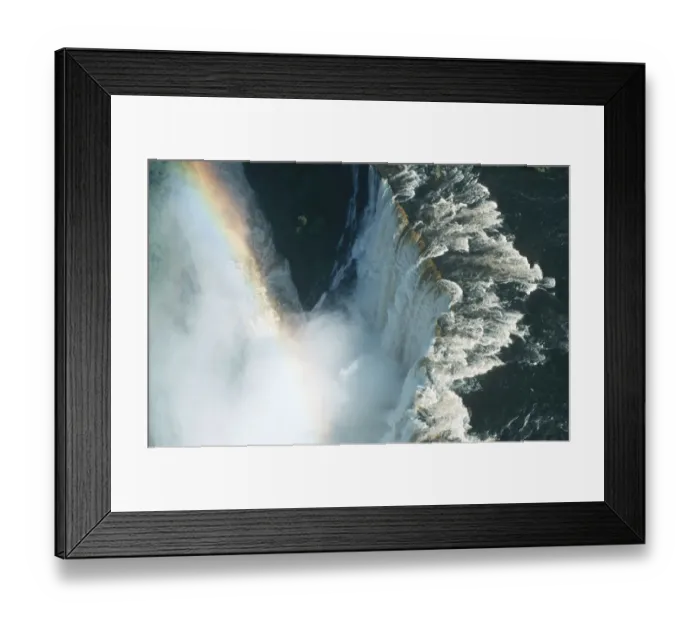 Framed Print : aerial view, beauty in nature, color image, day, flowing water, horizontal, landscape