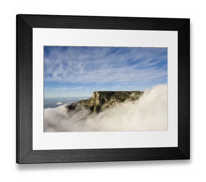 Framed Print : aerial view, beauty in nature, bloubergstrand, cape town, cliff, cloud, color image Framed Print : aerial view, beauty in nature, bloubergstrand, cape town, cliff, cloud, color image