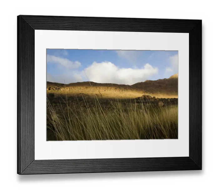 Framed Print : cederberg mountains, cloud, color image, day, field, grass, horizontal, krom river Framed Print : cederberg mountains, cloud, color image, day, field, grass, horizontal, krom river