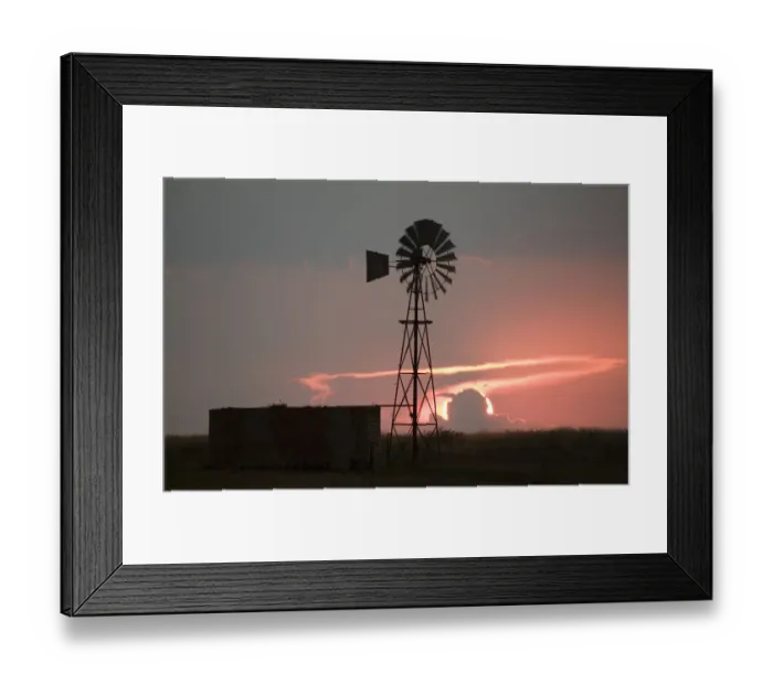 Framed Print : Africa, Alternative Energy, Bethlehem, Cloud, Color Image, Dramatic Sky, Dusk, Environmental