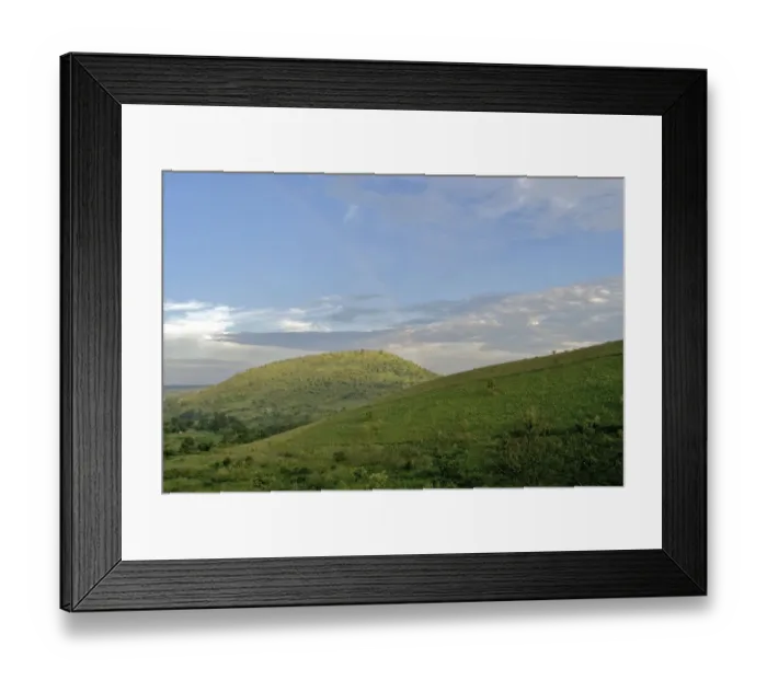 Framed Print : Africa, Cloud, Color Image, Day, Generic Location, Grass, Green, Hill, Horizontal Framed Print : Africa, Cloud, Color Image, Day, Generic Location, Grass, Green, Hill, Horizontal