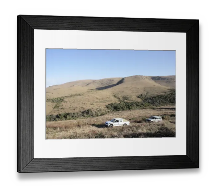 Framed Print : 4X4, Clear Sky, Color Image, Day, Eastern Cape, Featherstone Kloof, Grahamstown, High Angle View Framed Print : 4X4, Clear Sky, Color Image, Day, Eastern Cape, Featherstone Kloof, Grahamstown, High Angle View