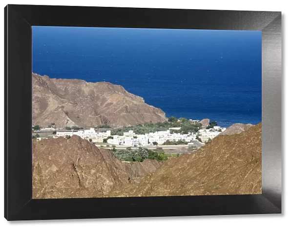 Mountains of Oman - High Angle View. Muscat, Oman