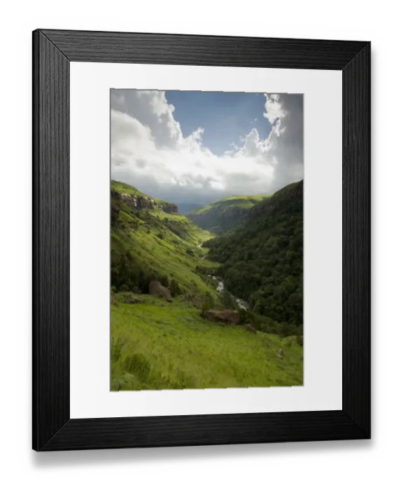 Framed Print : High Angle View of the Ndedema Gorge Framed Print : High Angle View of the Ndedema Gorge