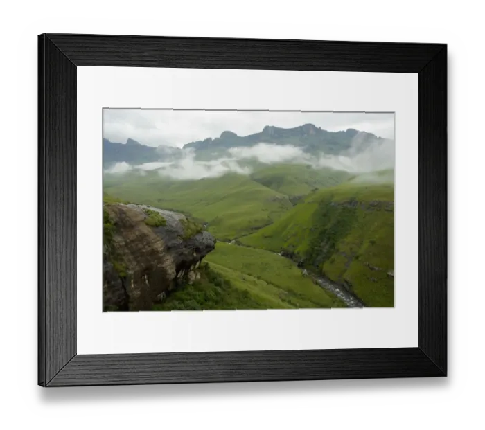 Framed Print : High Angle View of the Ndedema Gorge Framed Print : High Angle View of the Ndedema Gorge