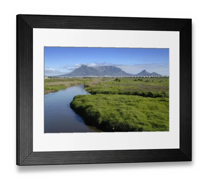 Framed Print : The Diep River Flowing Towards Milnerton Lagoon Framed Print : The Diep River Flowing Towards Milnerton Lagoon