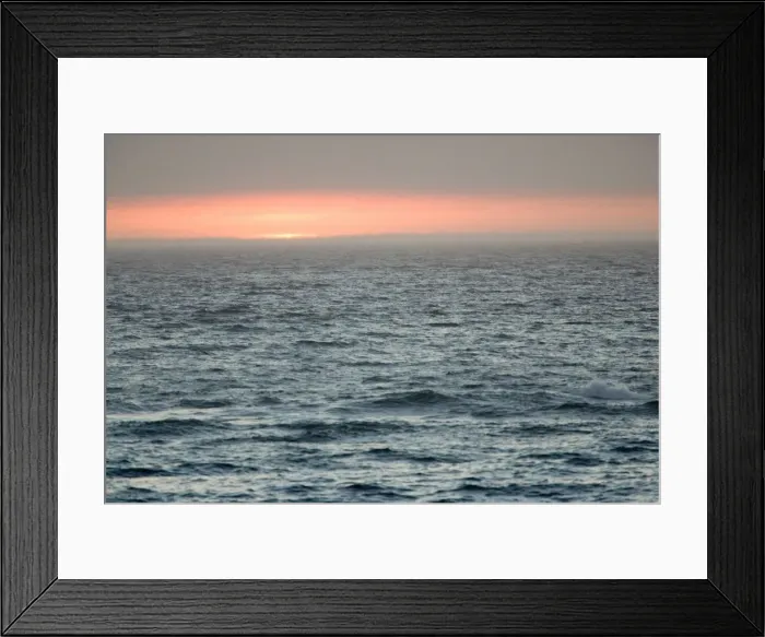 Framed Print : Atlantic Ocean at Sunset Framed Print : Atlantic Ocean at Sunset