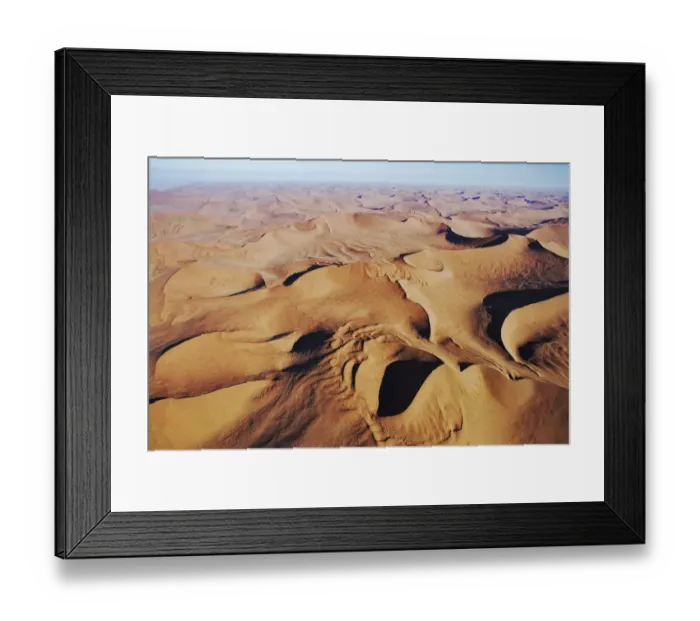 Framed Print : Aerial View Of Dunes Framed Print : Aerial View Of Dunes