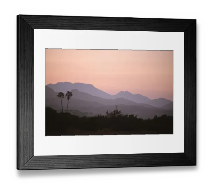 Framed Print : Early Morning View of the Kunene River Valley