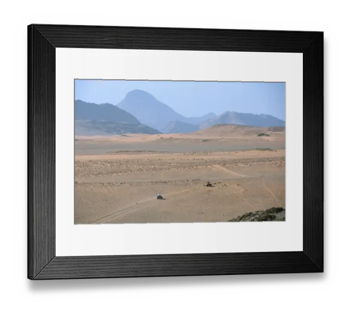 Framed Print : Quad Biking in the Desert Near the Angolan Border Framed Print : Quad Biking in the Desert Near the Angolan Border