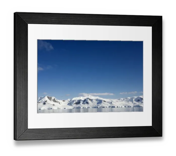 Framed Print : View of Ice Covered Shoreline Framed Print : View of Ice Covered Shoreline