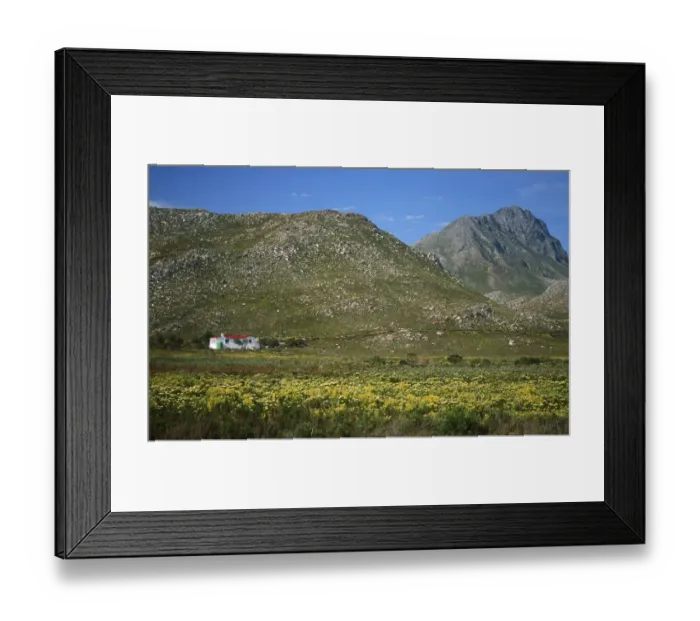 Framed Print : Farmstead and Hills in Kamieskroon Framed Print : Farmstead and Hills in Kamieskroon