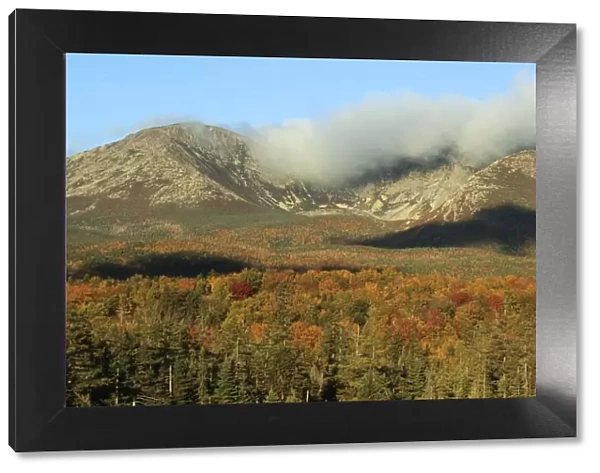 Scenic View of Cloud Cover over Mount Katahdin