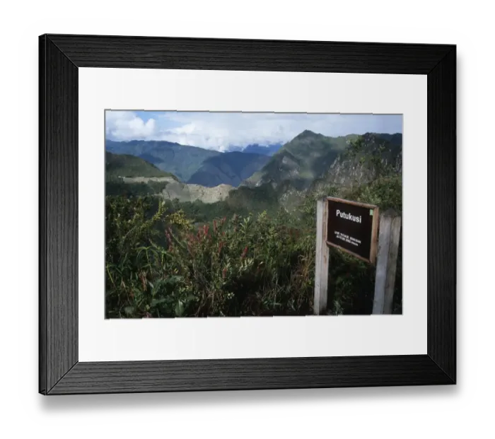 Framed Print : Elevated View of Mountains Framed Print : Elevated View of Mountains