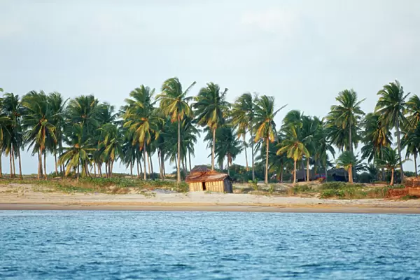 A Single Fishing Hut on the Beach