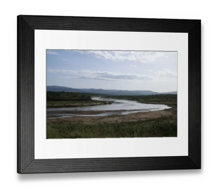 Framed Print : Scenic View of the Meandering Umfolozi River Framed Print : Scenic View of the Meandering Umfolozi River