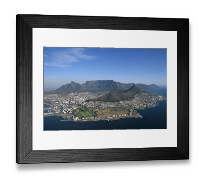 Framed Print : Aerial View of Cape Town