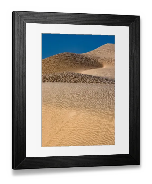 Framed Print : Landscape with sand dunes, Mojave Trails National Monument, California, USA Framed Print : Landscape with sand dunes, Mojave Trails National Monument, California, USA