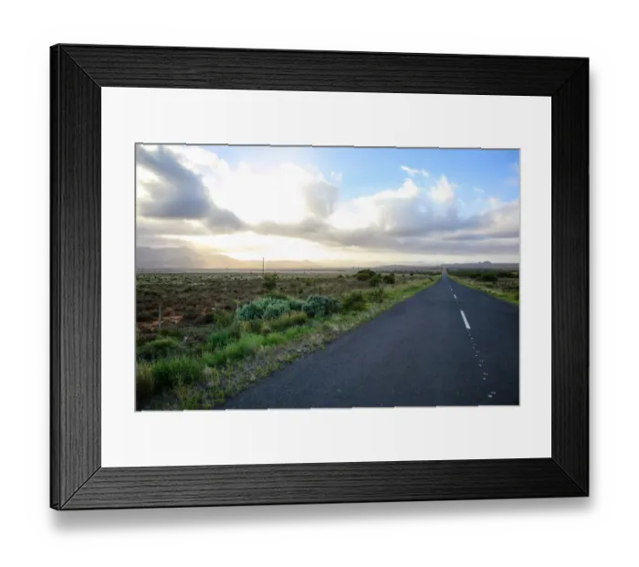 Framed Print : A typical Karoo landscape. The Karoo is a dry and arid area, with lots of history Framed Print : A typical Karoo landscape. The Karoo is a dry and arid area, with lots of history
