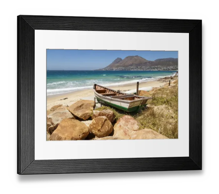 Framed Print : Fishing boat at Simonstown