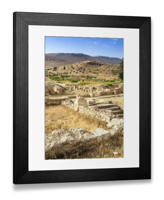 Framed Print : Isis temple, Roman ruins of Bulla Regia, Tunisia Framed Print : Isis temple, Roman ruins of Bulla Regia, Tunisia