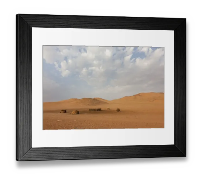 Framed Print : Deserted camp of Himba tribe, Northwestern Namibia, Africa Framed Print : Deserted camp of Himba tribe, Northwestern Namibia, Africa