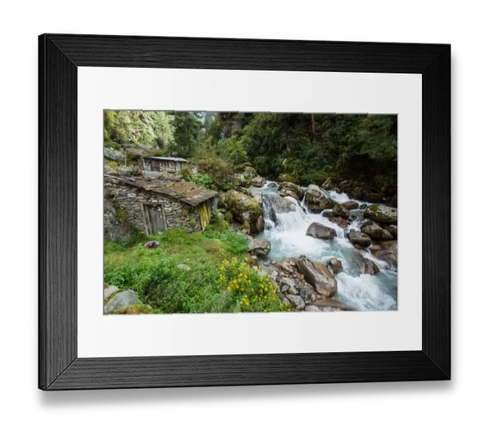 Framed Print : Everest base camp trek, Himalayas, Nepal, Colour Image, Color Image, Photography