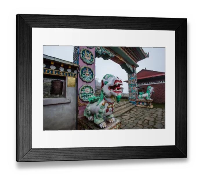 Framed Print : Everest base camp trek, Himalayas, Nepal, Tengboche, monastery, Colour Image, Color Image Framed Print : Everest base camp trek, Himalayas, Nepal, Tengboche, monastery, Colour Image, Color Image