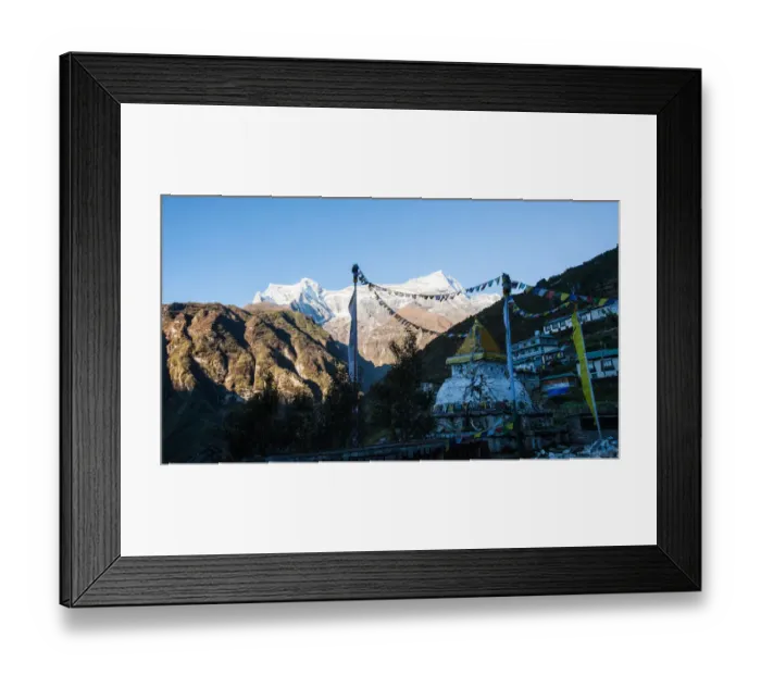 Framed Print : Everest base camp trek, Himalayas, Nepal, Sagarmatha National Park, prayer flags Framed Print : Everest base camp trek, Himalayas, Nepal, Sagarmatha National Park, prayer flags