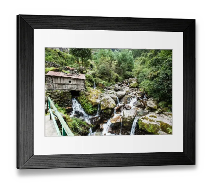 Framed Print : Everest base camp trek, Himalayas, Lukla, Nepal, Sagarmatha National Park, Colour Image