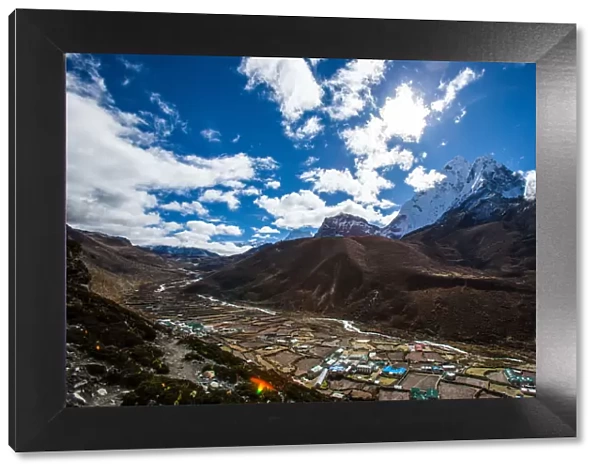Dingboche, Everest base camp trek, Himalayas, Nepal, Colour Image, Color Image, Photography