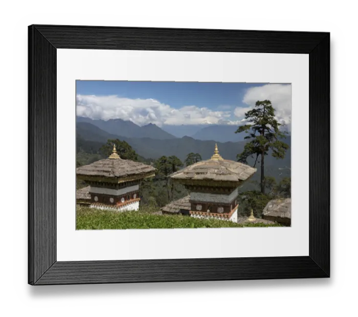 Framed Print : Druk wangyal chorten, Dorcha La Pass, Bhutan Framed Print : Druk wangyal chorten, Dorcha La Pass, Bhutan