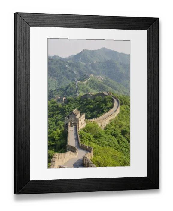 Framed Print : Mutianyu section of Great Wall of China, Beijing, China Framed Print : Mutianyu section of Great Wall of China, Beijing, China