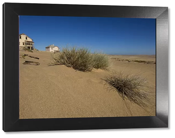 Landscape of the Abandoned Houses of the Mining Ghost Town of Kolmanskop, Luderitz, Namibia